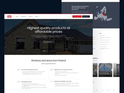 Fenbro — strona firmy okiennej, portfolio JCD.pl