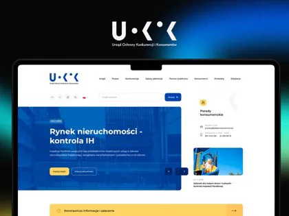 UOKiK — koncepcja strony urzędu, portfolio JCD.pl
