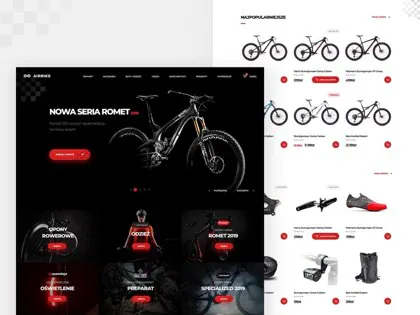 Airbike — sklep internetowy sieci rowerowej, portfolio JCD.pl