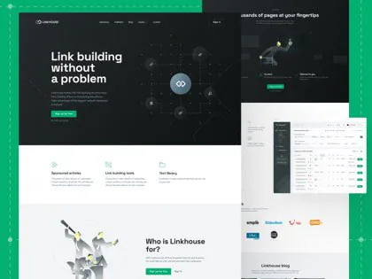 Linkhouse — strona firmy SEO, portfolio JCD.pl