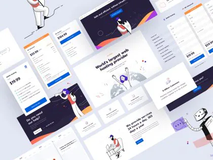 Hosting provider — strona dostawcy hostingu, portfolio JCD.pl